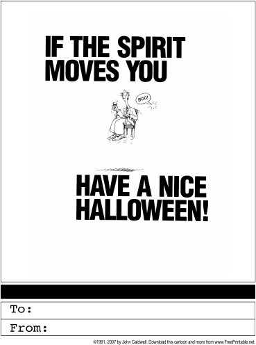 Halloween Greeting Card