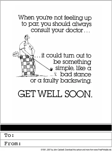 Get Well Soon Greeting Card